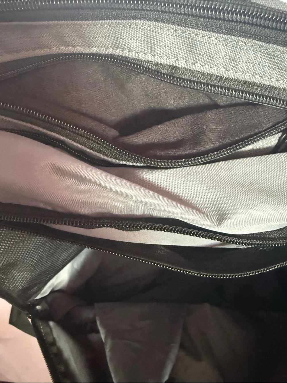 Nike Gray and Black Sport Backpack with Swoosh